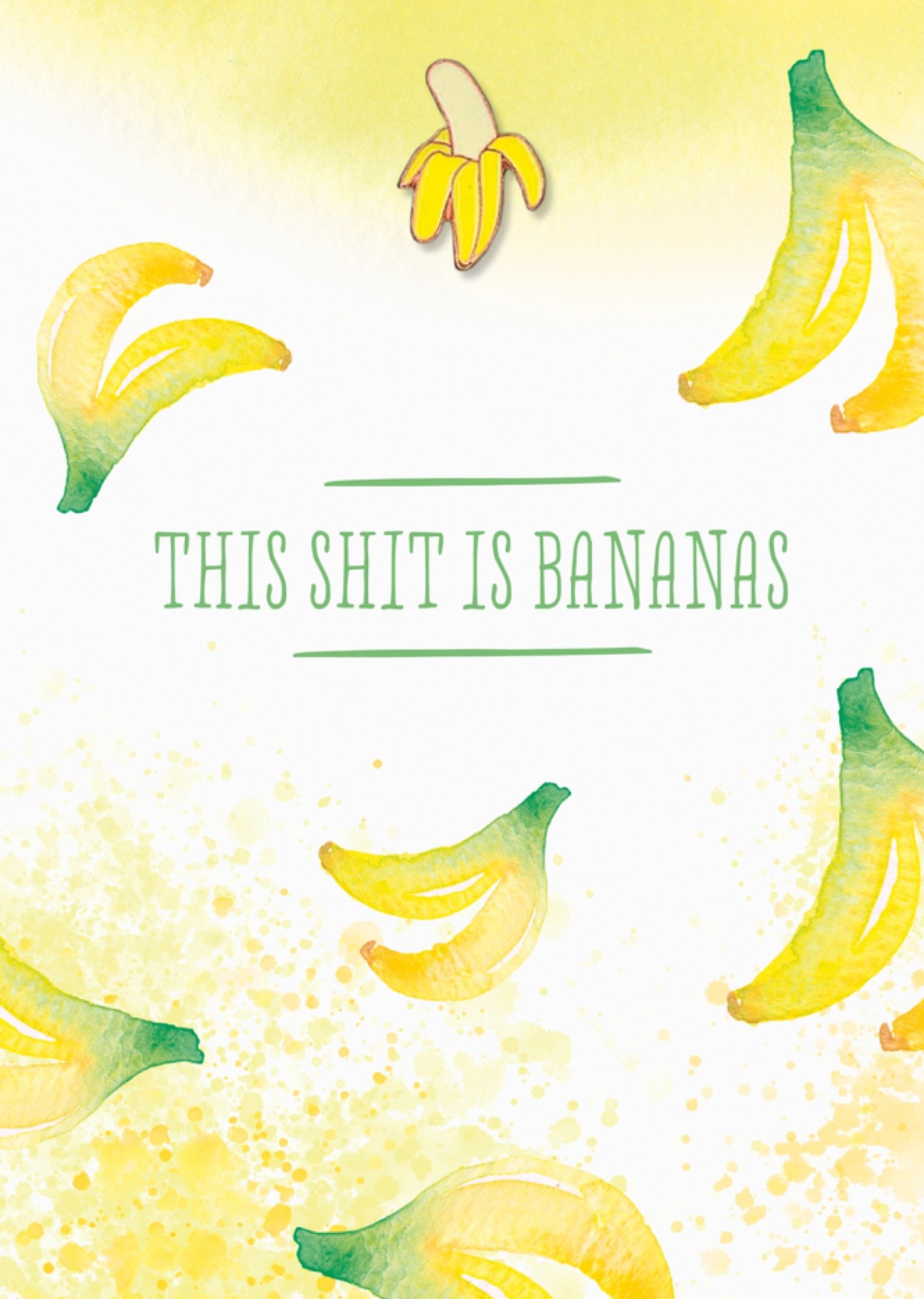 TMS Geslaagd kaart banaan Standard Card