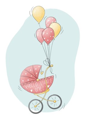 Studio Fred Illustraties | Geboortekaart | Ballonnen