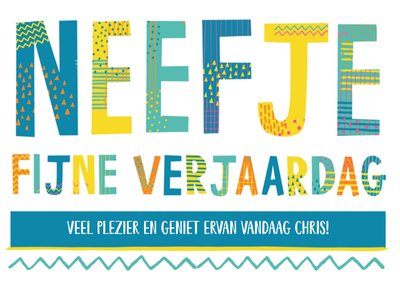 Greetz | Verjaardagskaart | aanpasbare naam neefje