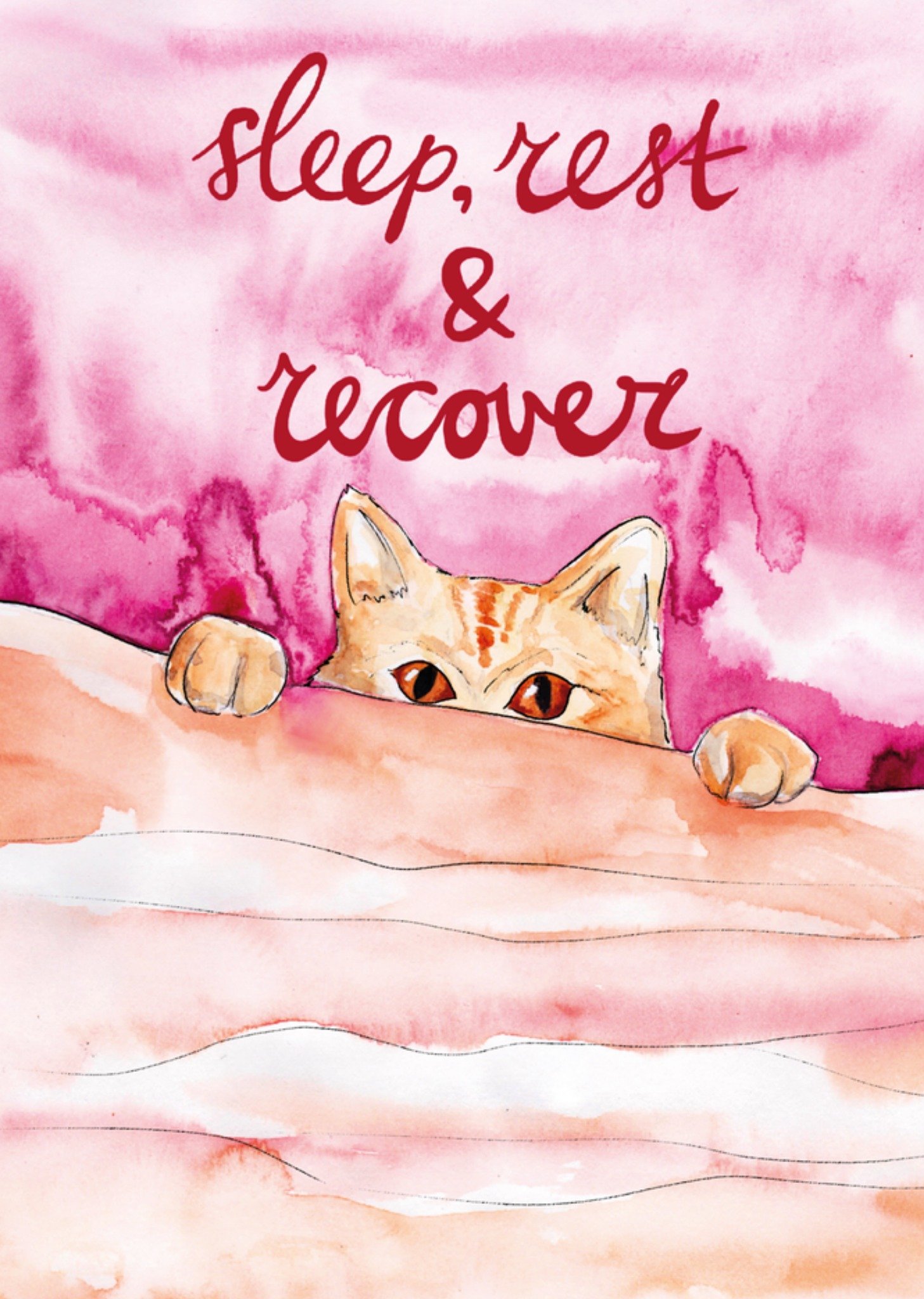 Marie Bodie Beterschapskaart Sleep, rest and recover Kaart Marie Bodié