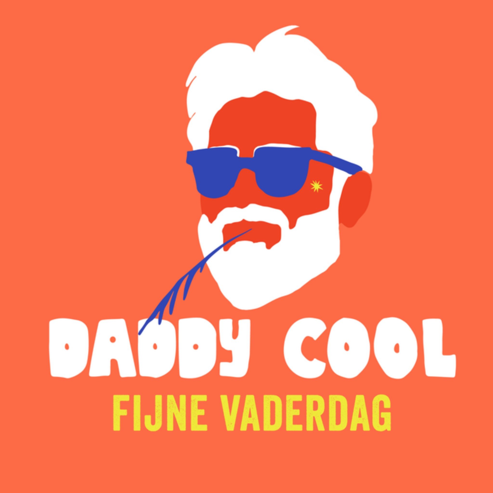 Greetz Vaderdagkaart daddy cool Vierkant
