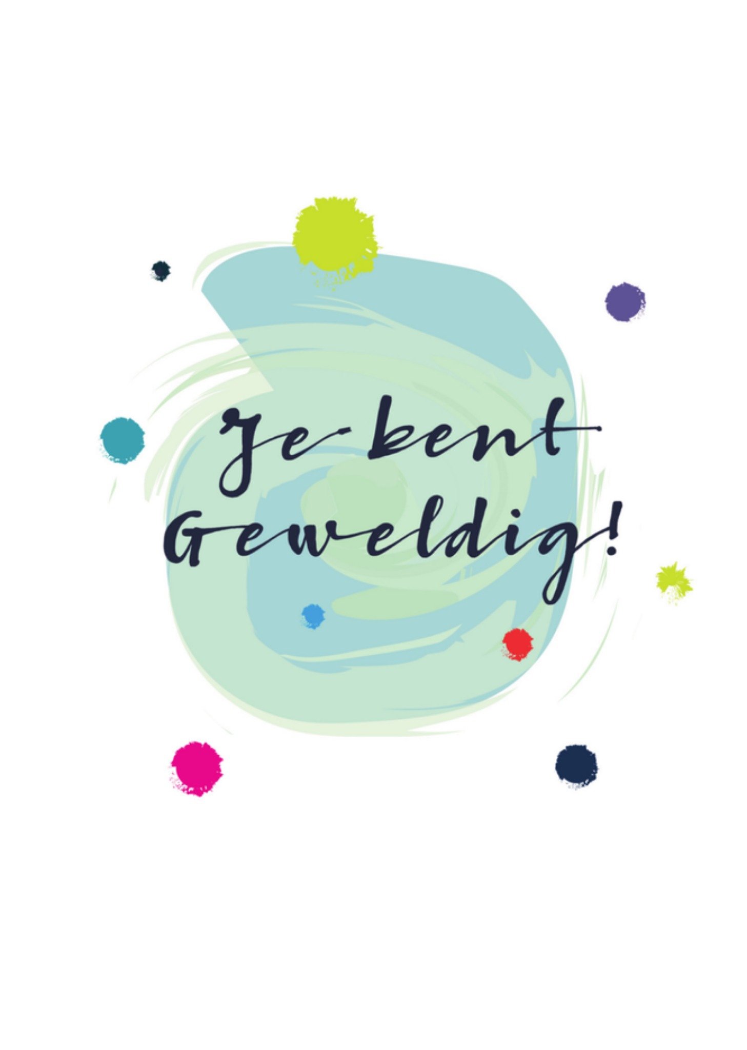 Bedanktkaart je bent geweldig! Kaart Papagrazi