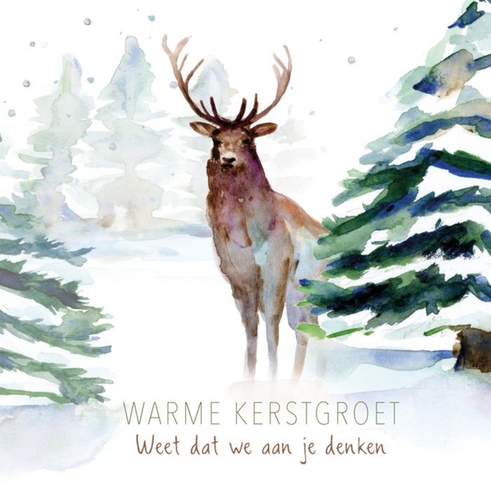 Michelle Dujardin | Kerst | Illustratie | Hert