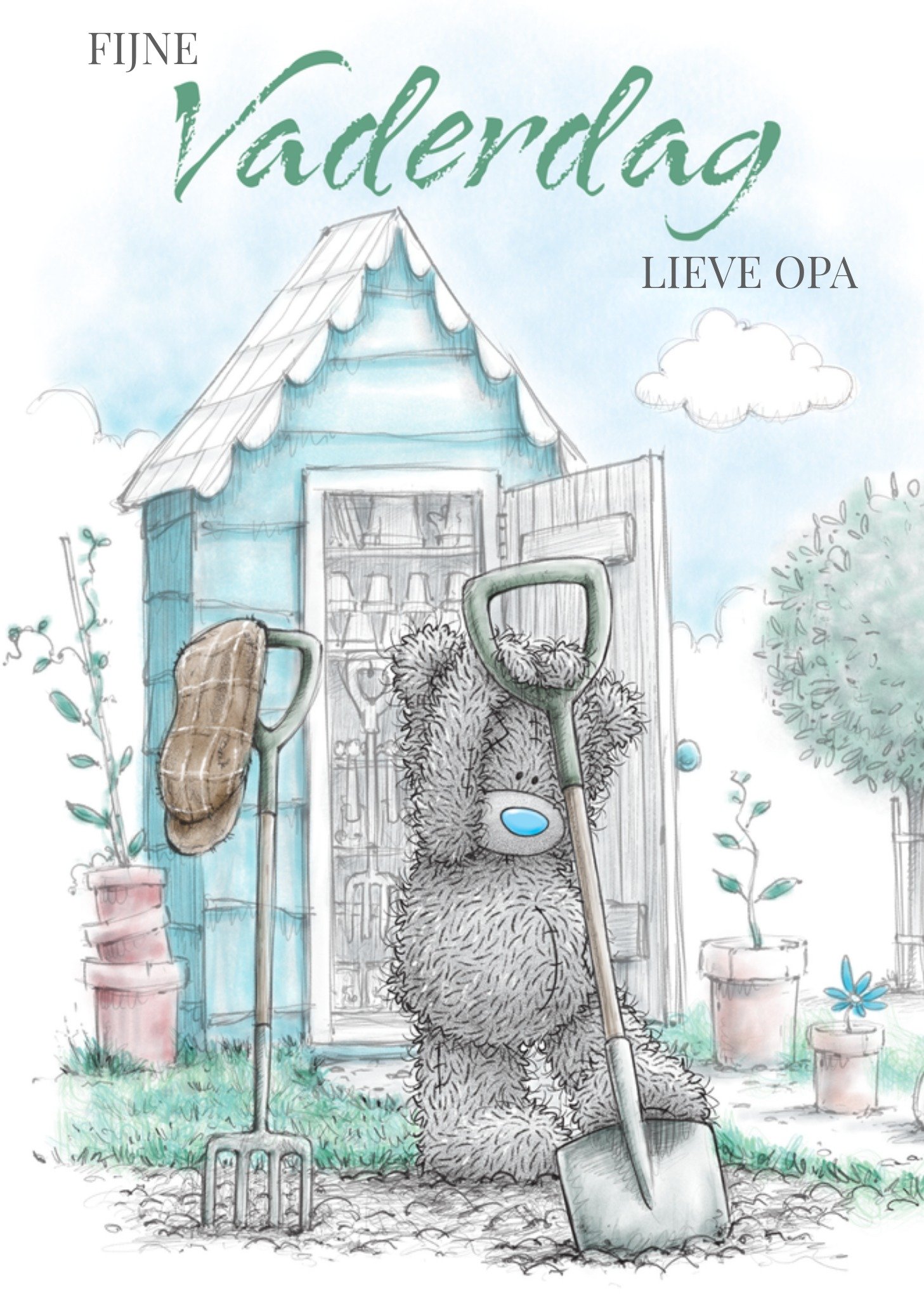 Vaderdagkaart Tatty Teddy Tuin Kaart Me to You