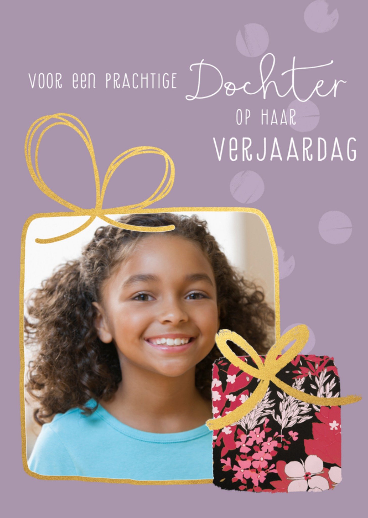 Verjaardagskaart dochter foto Kaart Pigment