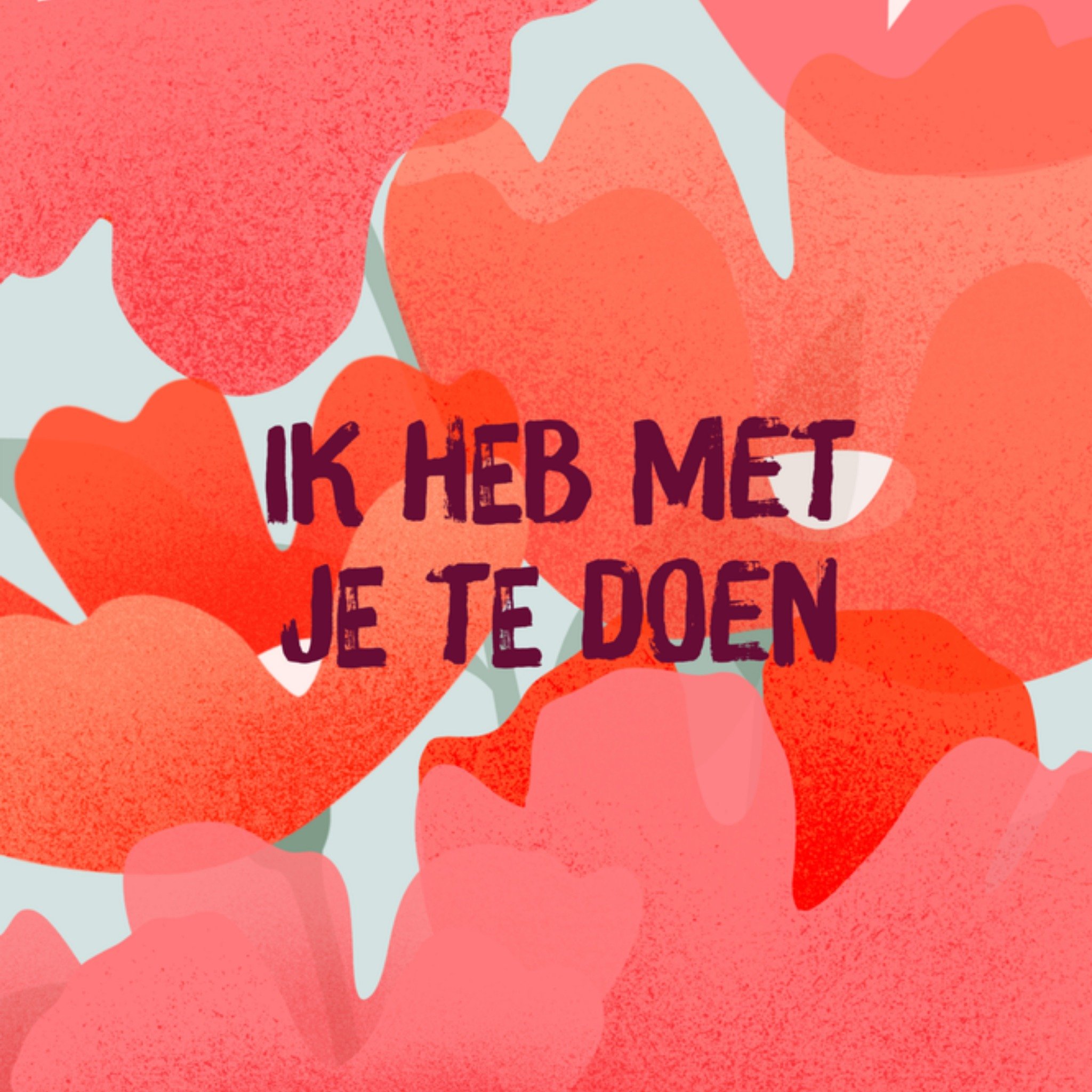 Greetz Denken aan kaart liefdesverdriet Vierkant