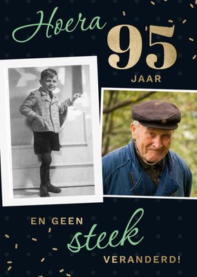 Greetz | Verjaardagskaart | 95 jaar | fotokaart