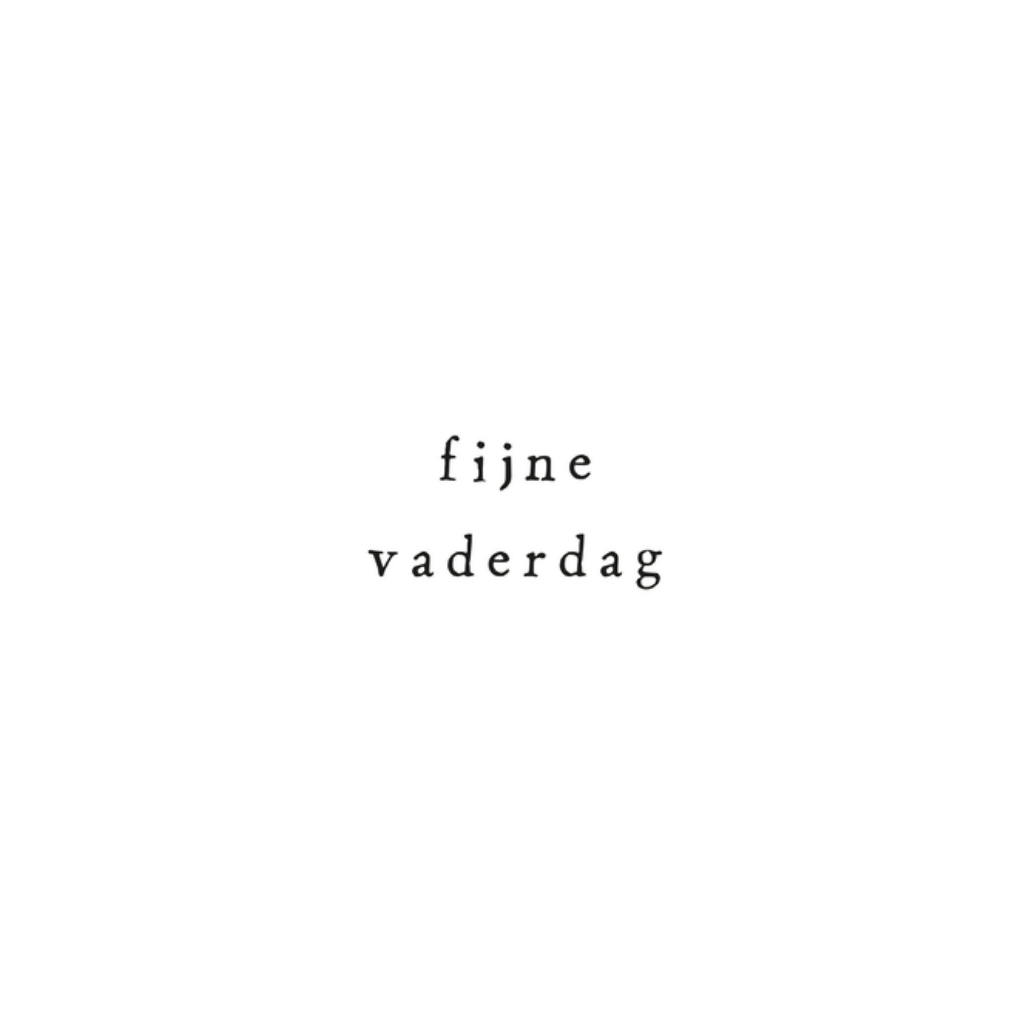 IKPAKJEIN | Vaderdagkaart | Typografie | Square Card