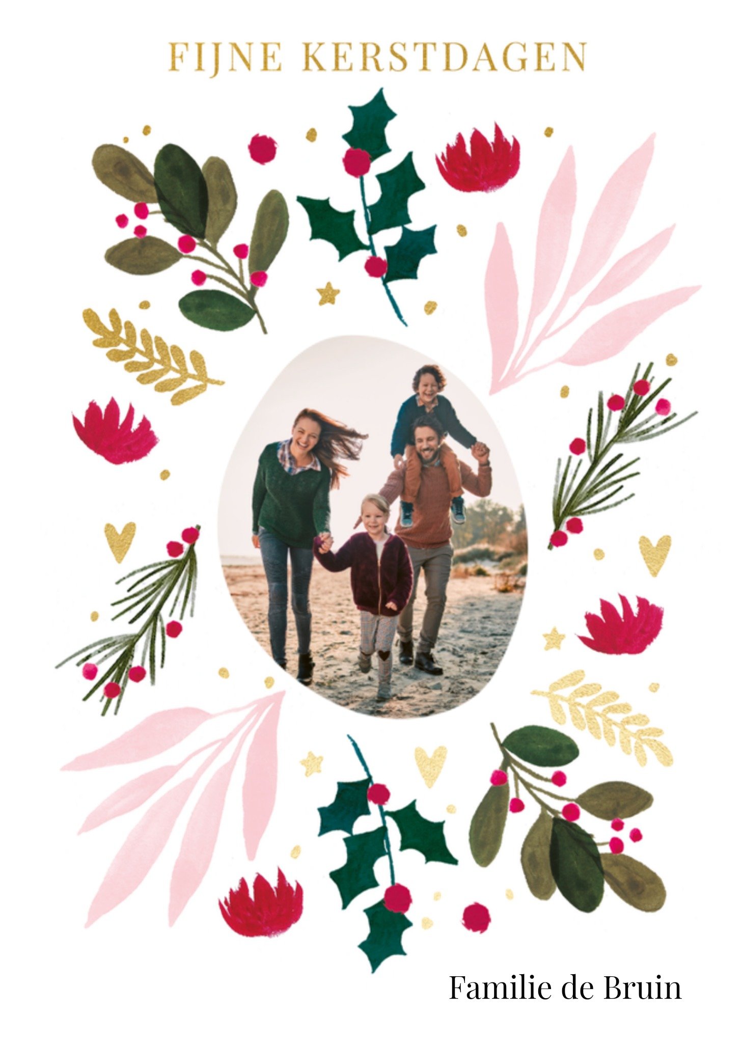 Kerstkaart Familie Met foto Hotchpotch