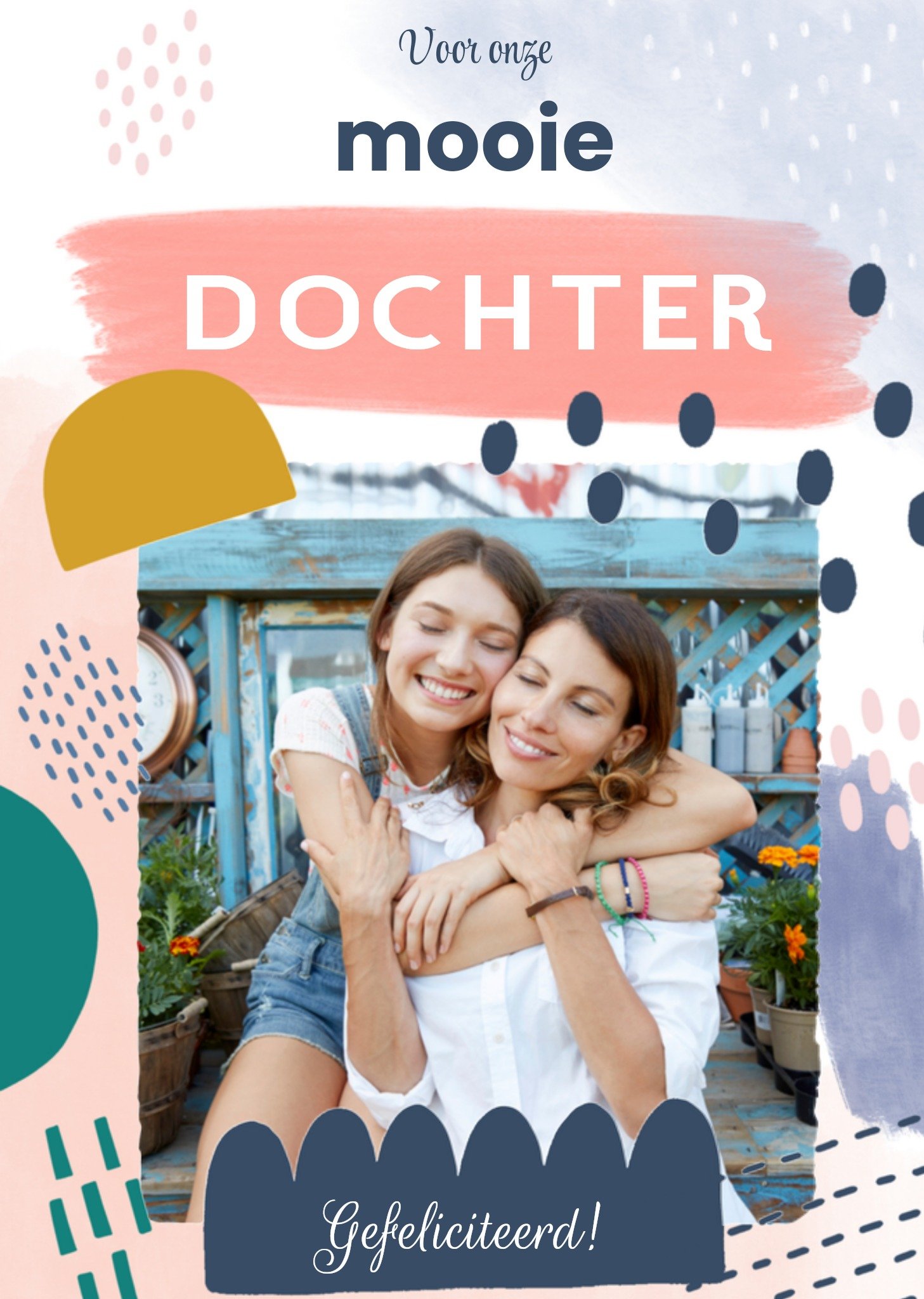 Greetz Verjaardagskaart dochter fotokaart Standard Card