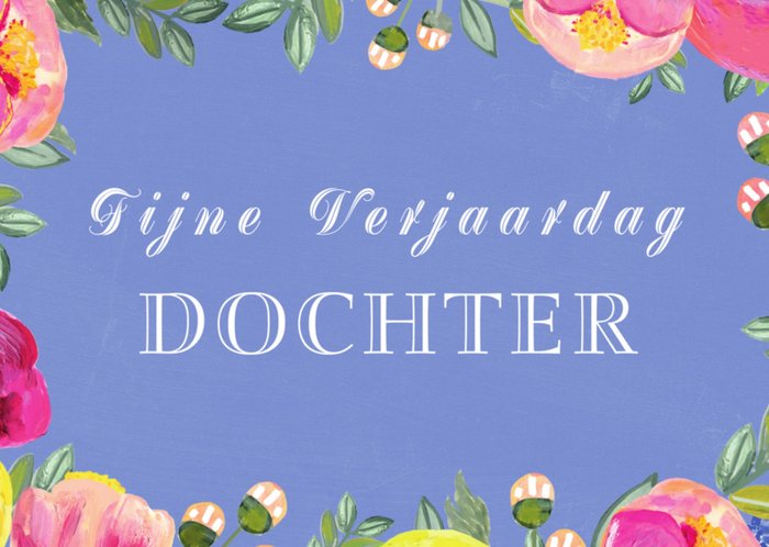 Greetz | Verjaardagskaart | daughter | flowers