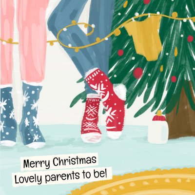 Greetz | Kerstkaart | Lovely parents to be