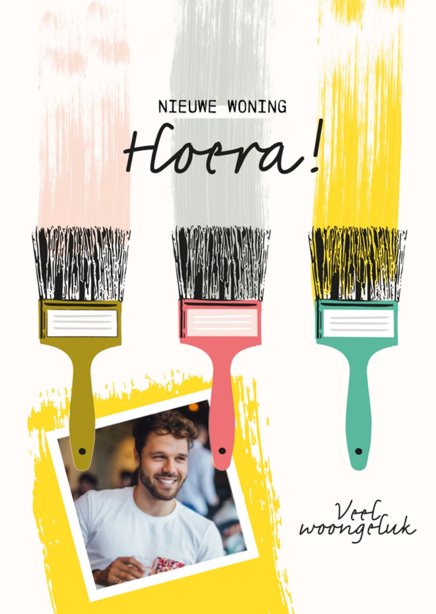 Nieuwe woning fotokaart verfkwast Kaart TMS