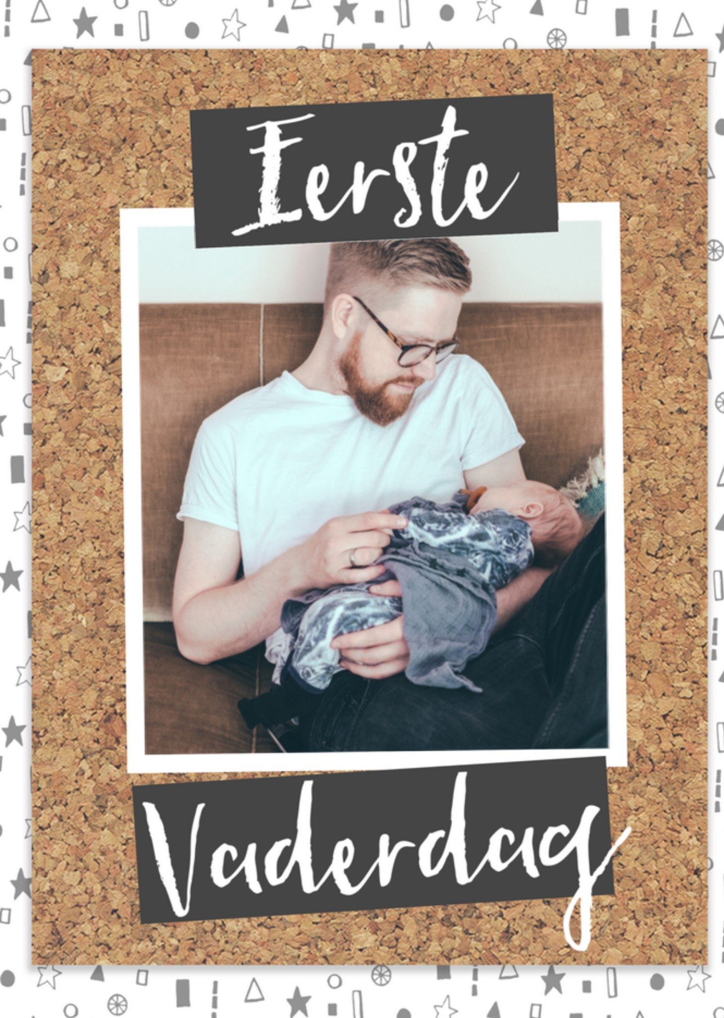 Vaderdagkaart foto eerste vaderdag Kaart Greetz