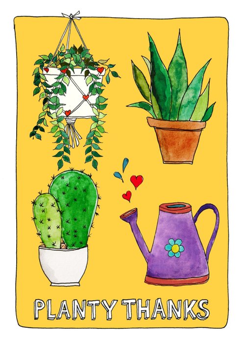 Sandysign | Bedankt kaart | Planty Thanks