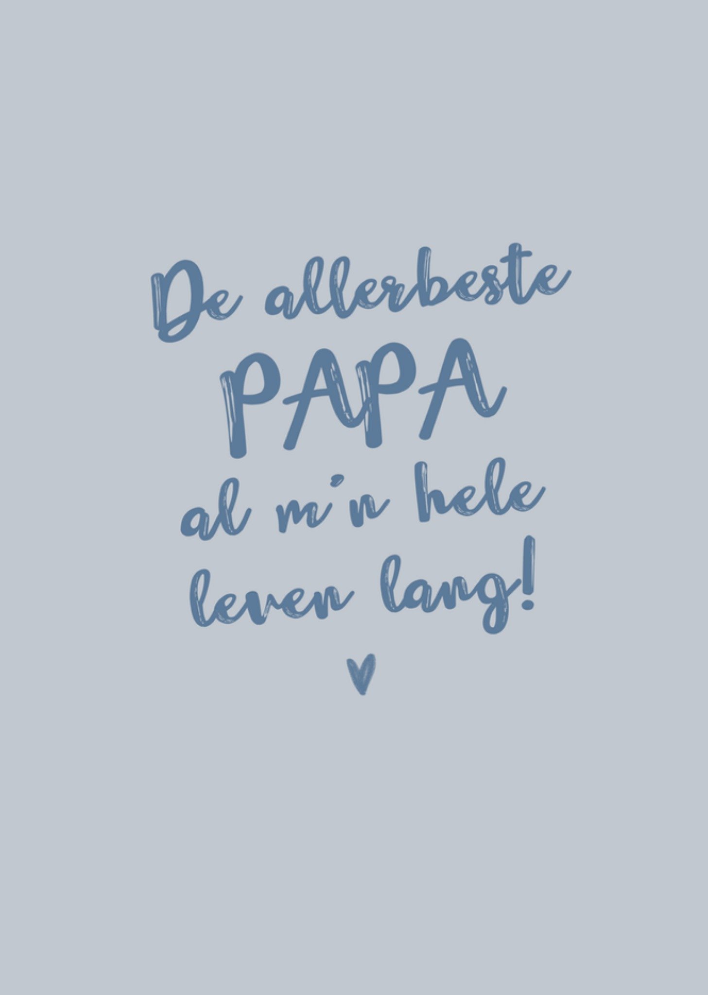Vaderdagkaart De allerbeste papa Kaart Greetz