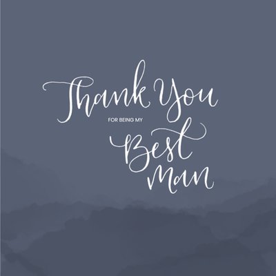 Bedankt Dat Je Mijn Getuige Bent Handlettering Bruiloft Kaart