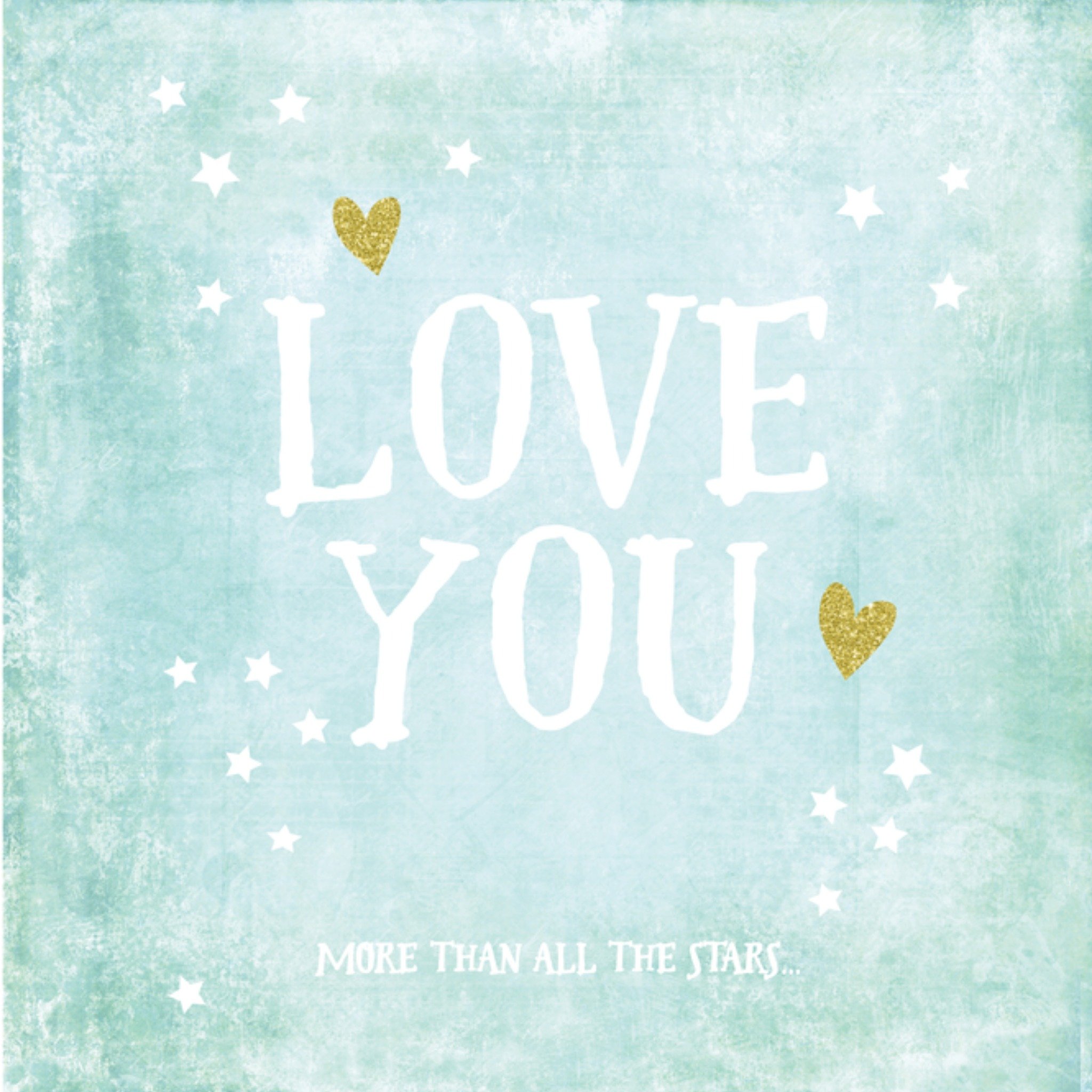 Valentijnskaart aquarel hartjes Vierkante Kaart Tsjip