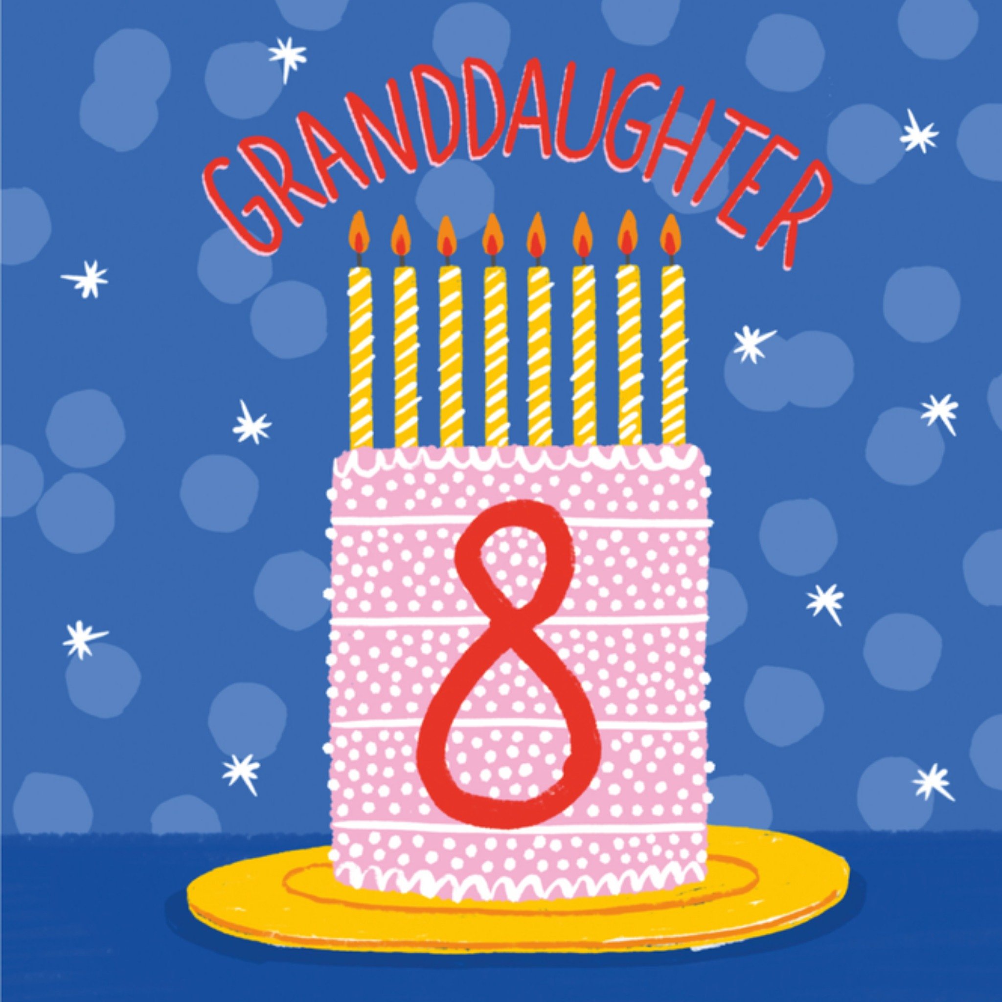 Greetz Verjaardagskaart Taart met leeftijd Vierkant