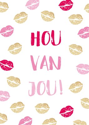 Tsjip | Valentijnskaart | Hou van jou | Kusjes