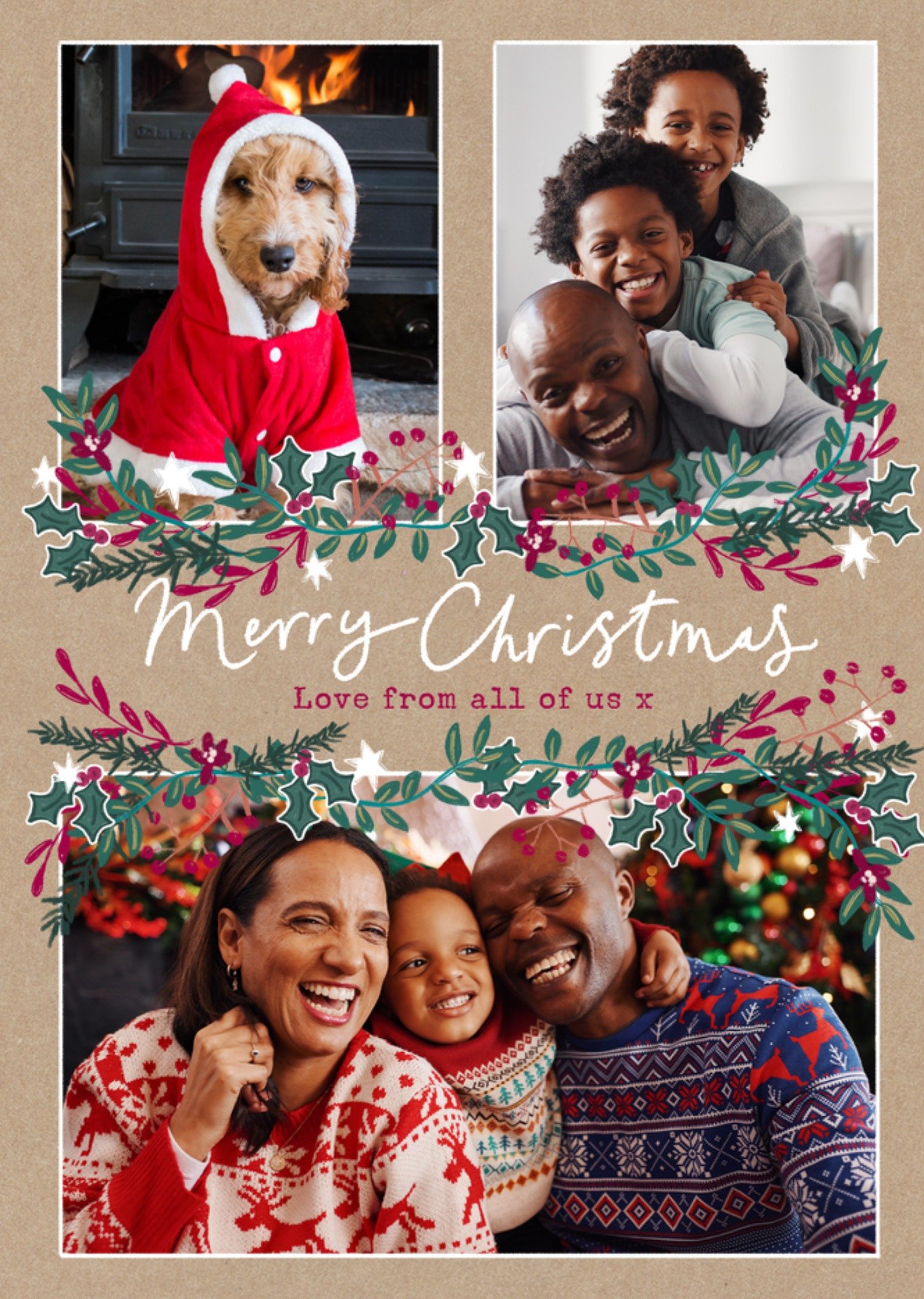Greetz Kerstkaart Merry Christmas Standard Card
