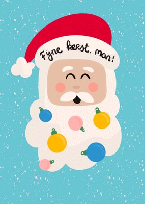 Greetz | Kerstkaart | Santa | Fijne kerst, man!