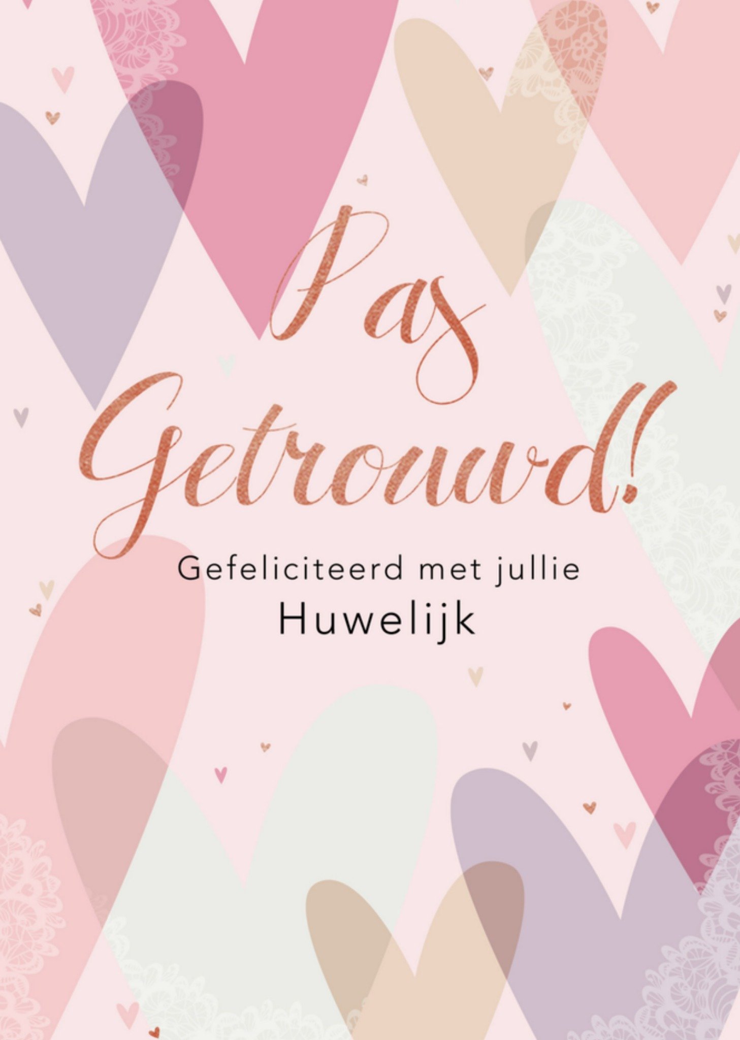 Abacus Huwelijkskaart pas getrouwd Kaart Abacus Cards