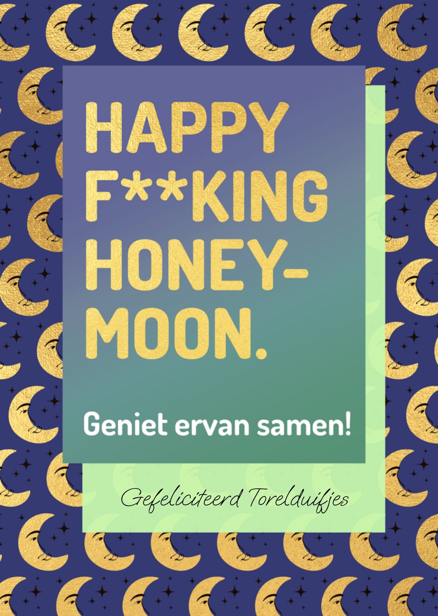 Huwelijkskaart Honeymoon Kaart Love Repeat