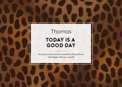 The Gift Label | Zomaar kaart | Today is a good day