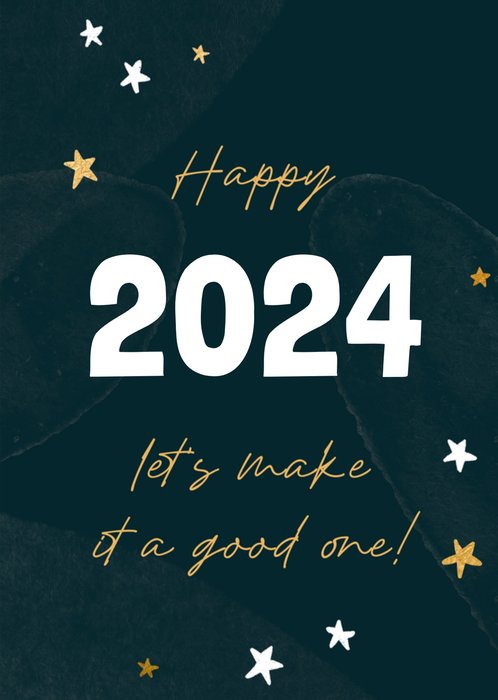 Greetz | Nieuwjaarskaart | Let's make it a good one