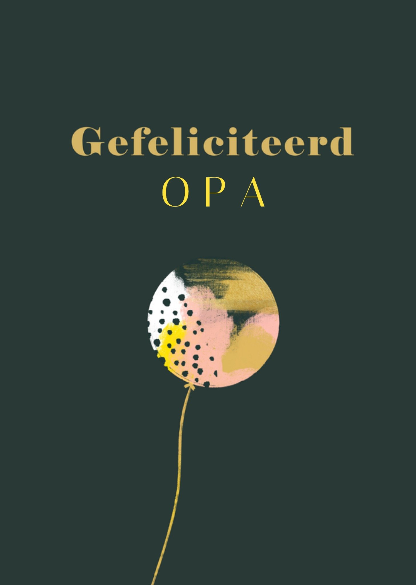 Verjaardag Abstract Opa Kaart Greetz