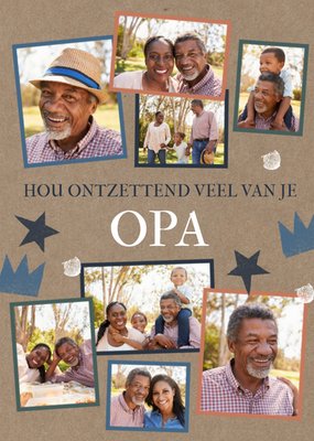 Greetz | Vaderdagkaart | Hou Ontzettend Veel Van Je Opa fotokaart