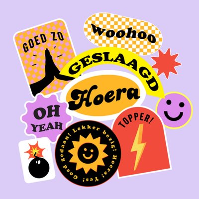 Greetz | Geslaagd kaart | illustratie