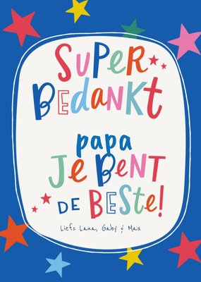 Dotty Black | Bedankkaart | met naam