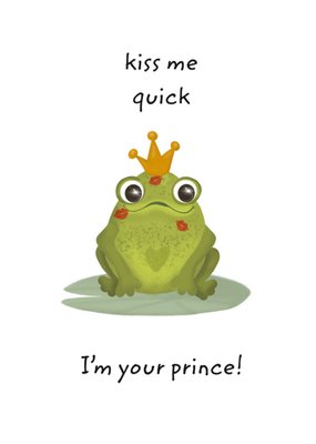 Tsjip | Valentijnskaart | Kikker | I'm your prince