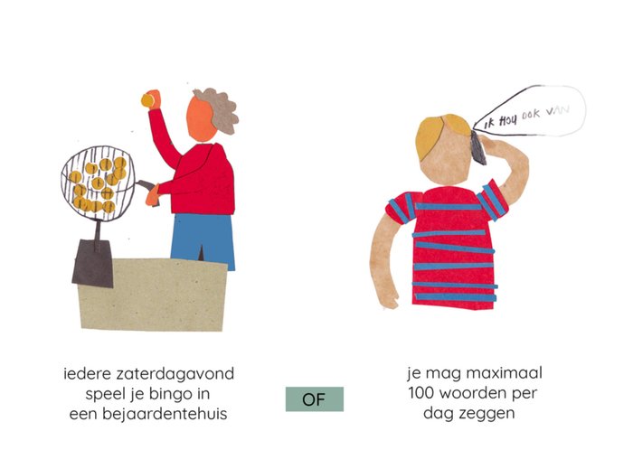 Dilemma op Dinsdag | Vriendschapskaart | Bingo