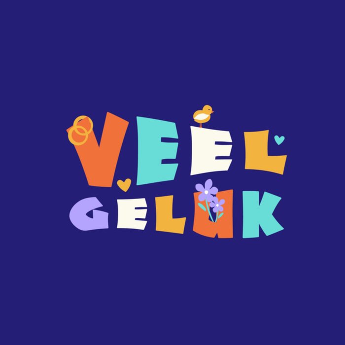 Greetz | Huwelijkskaart | veel geluk