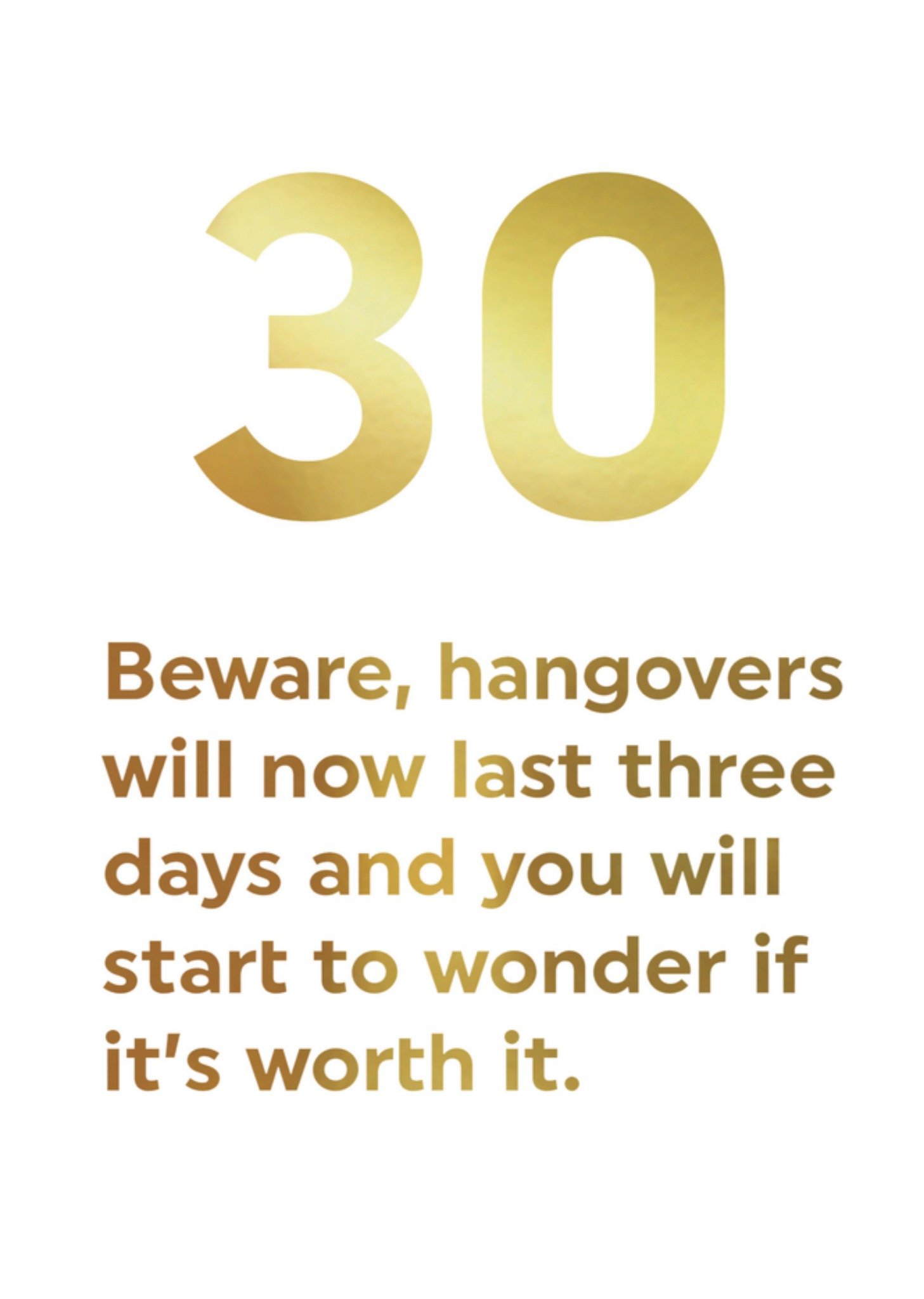 Verjaardagskaart 30 jaar Kaart Brainbox Candy