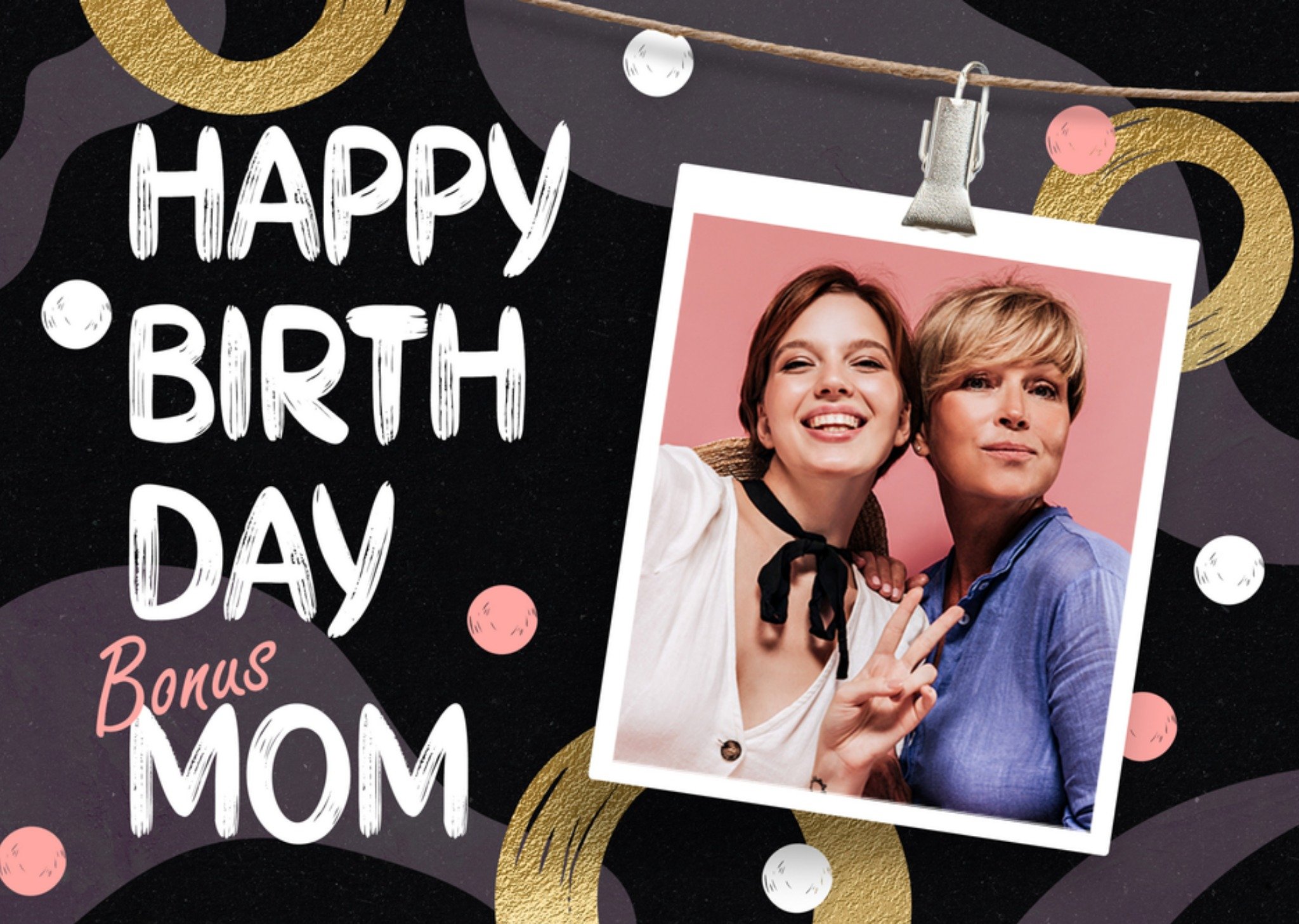 Verjaardag Moeder Foto Kaart Luckz