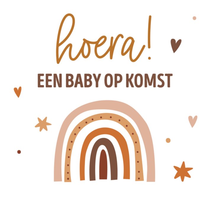 Papercute | Zwangerschapskaart | baby op komst