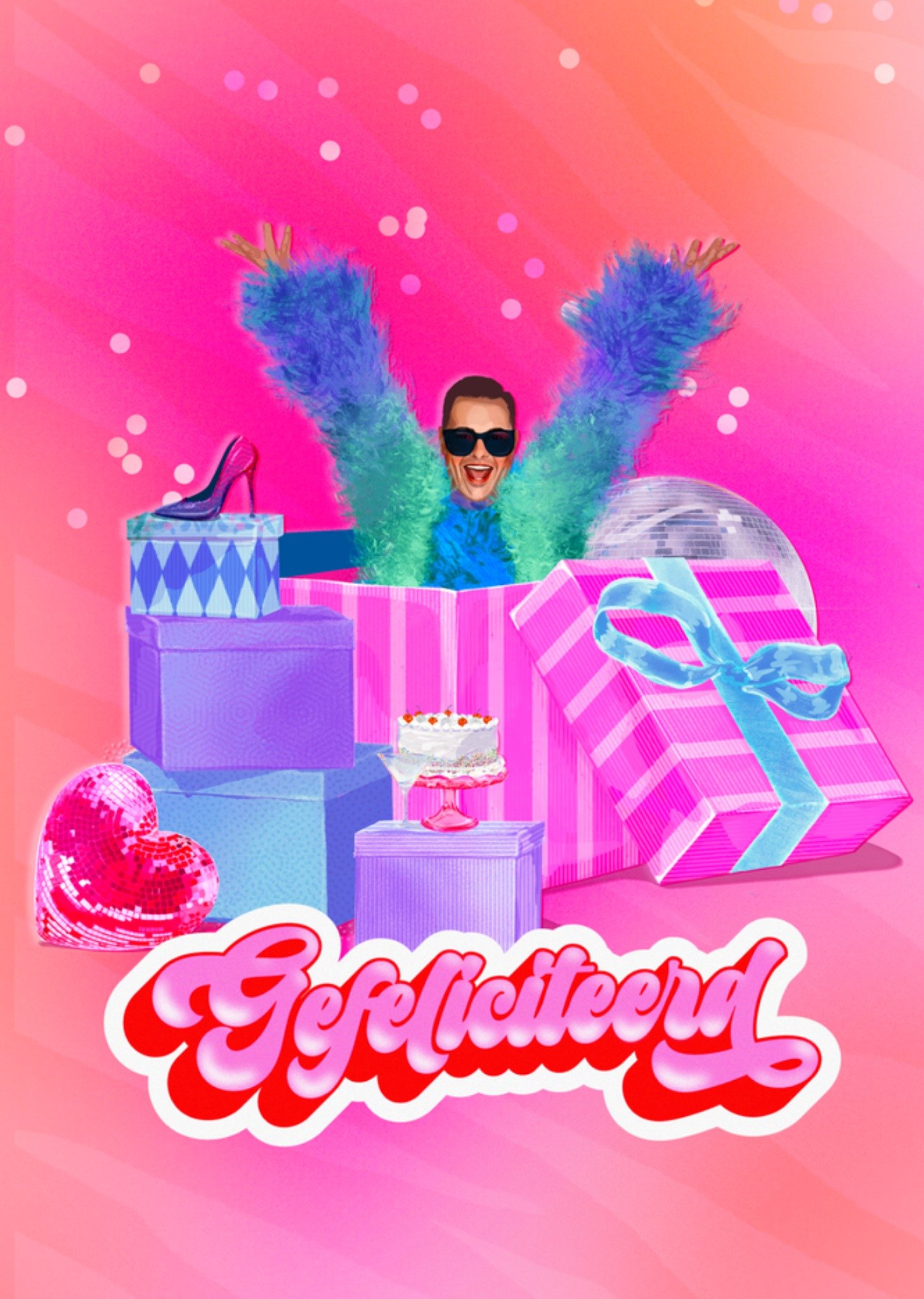 Verjaardagskaart cadeaus Kaart Fred van Leer