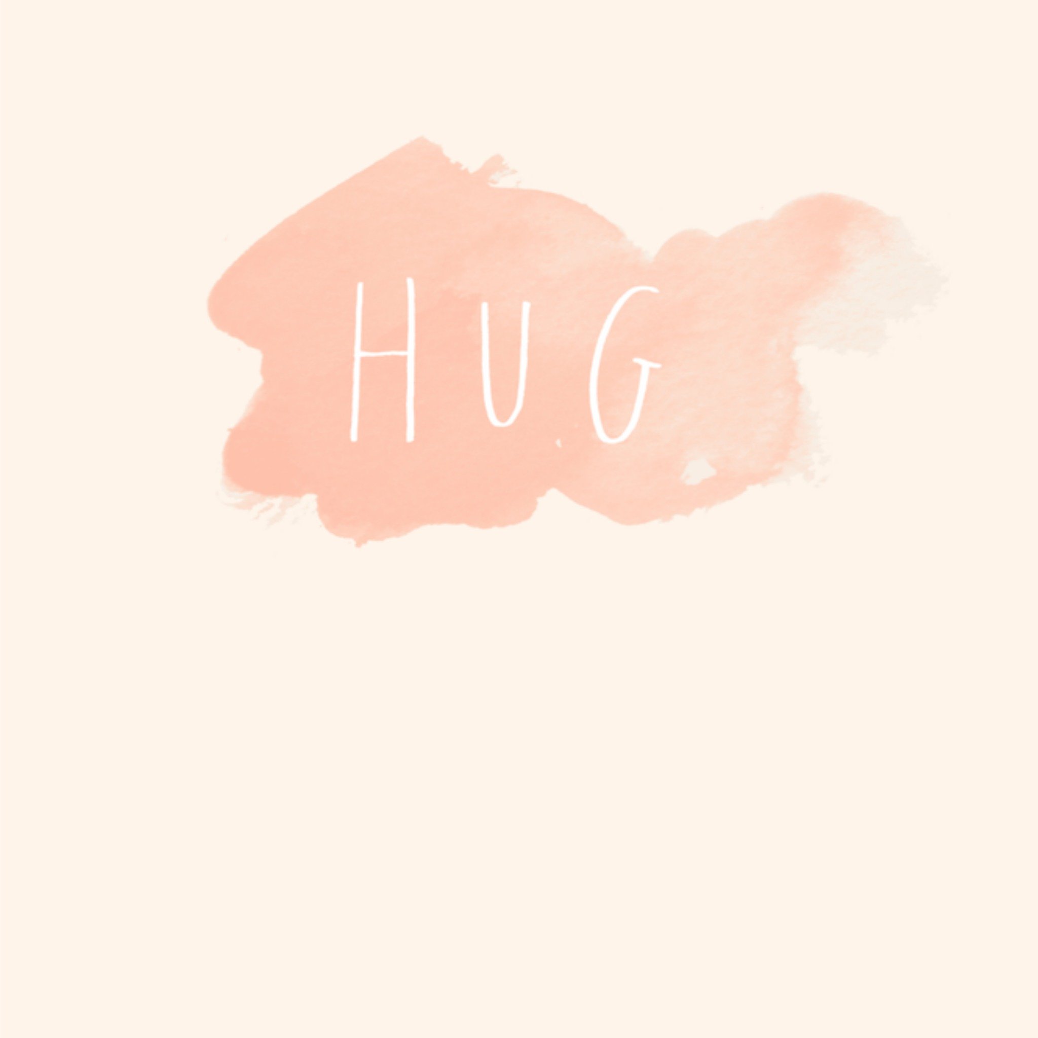Greetz Denken aan kaart Hug Vierkant