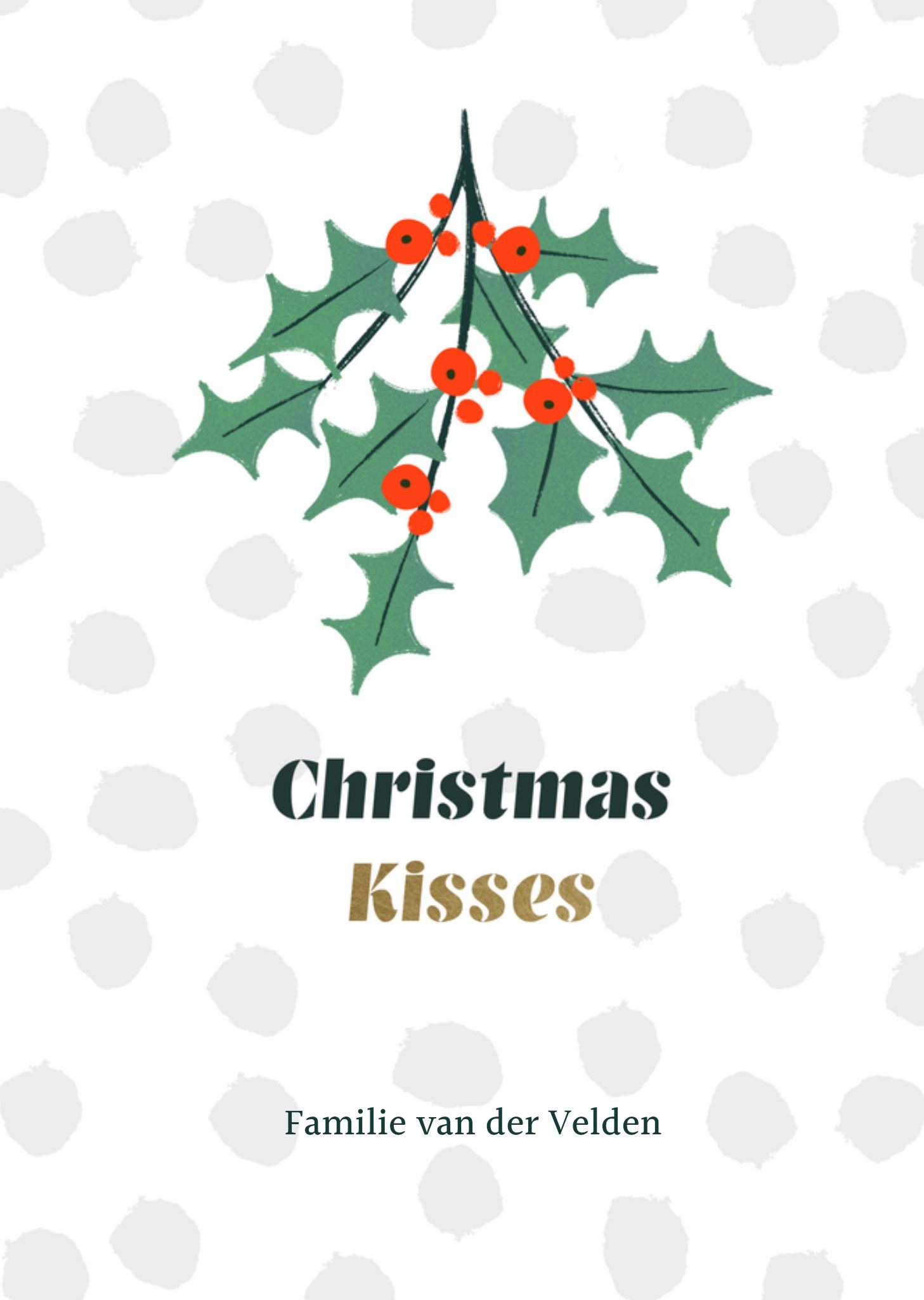Greetz Kerstkaart Maretak Standard Card