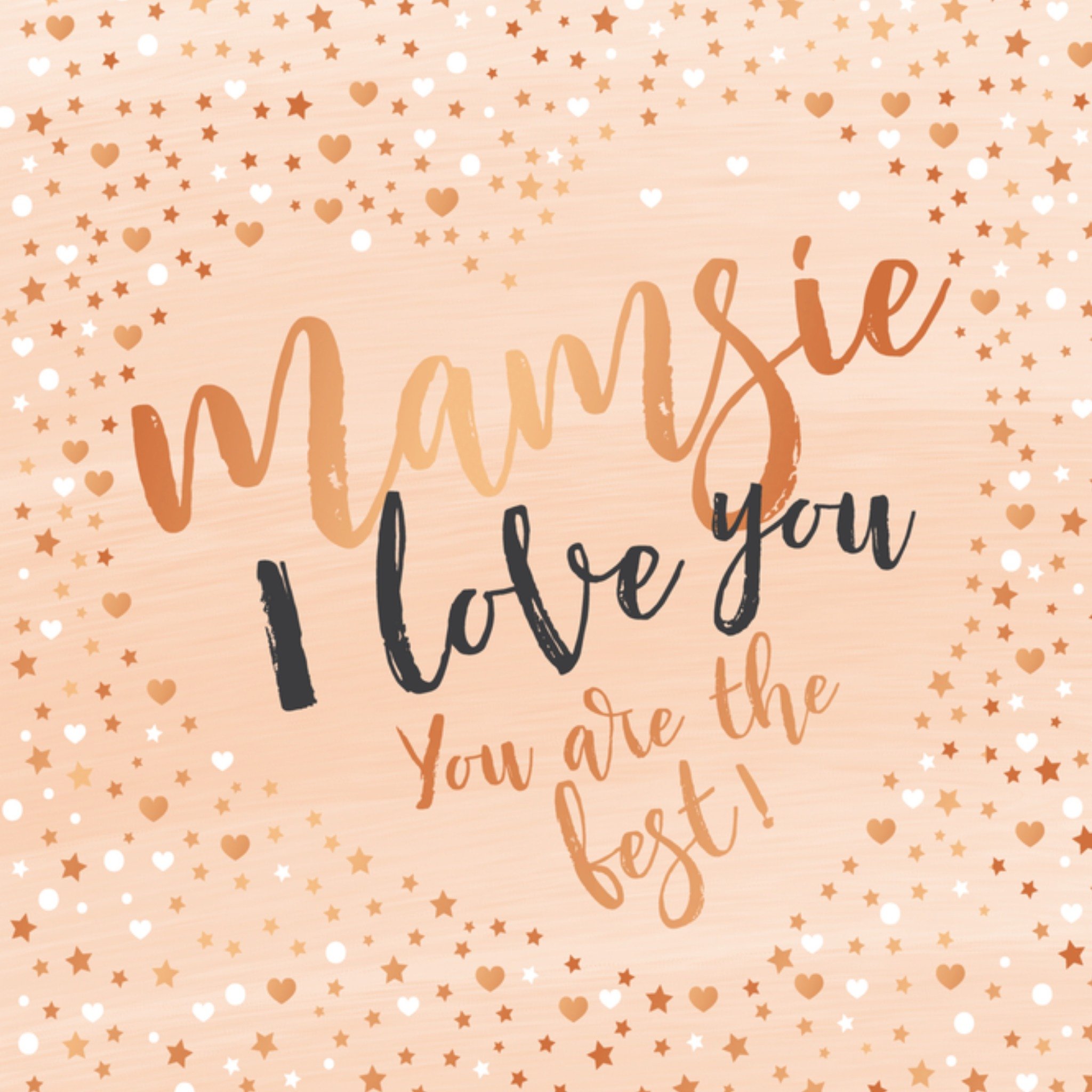 Valentijnskaart Mama Vierkante Kaart Tsjip