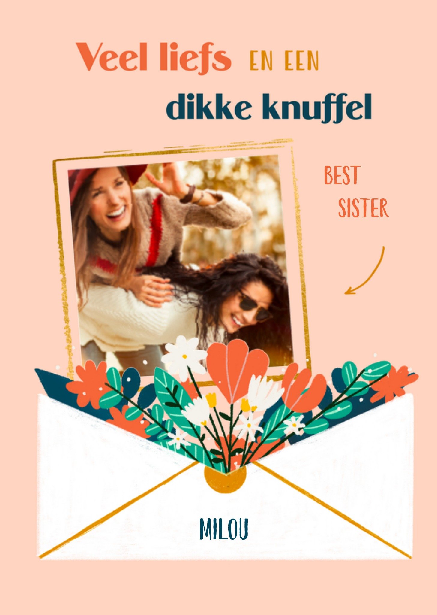 Greetz Zomaar kaart Zus Standard Card