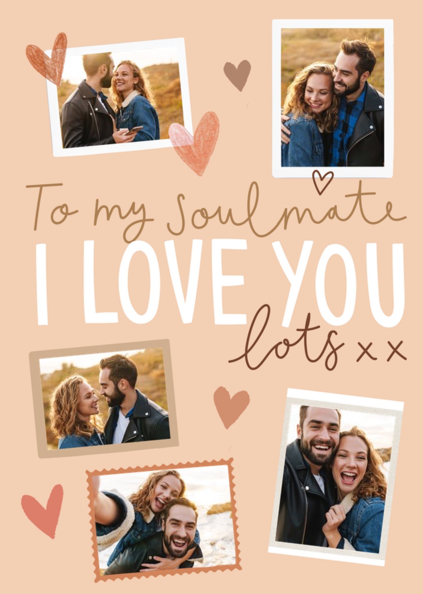 Greetz Valentijnskaart To my soulmate Met fotos Standard Card