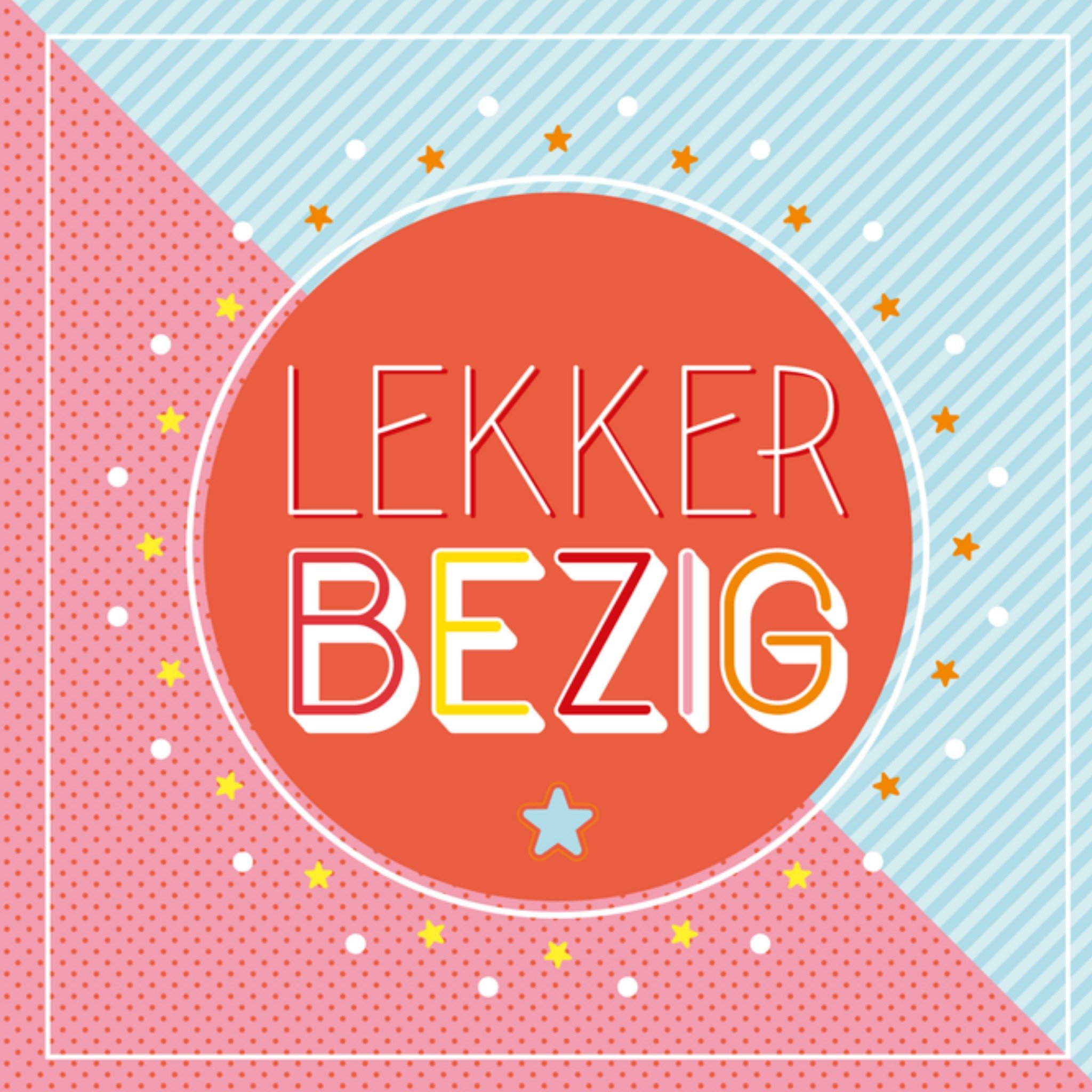 Geslaagd kaart Lekker bezig Vierkante Kaart Paperclip