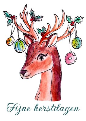 Jill | Kerstkaart | Fijne Feestdagen