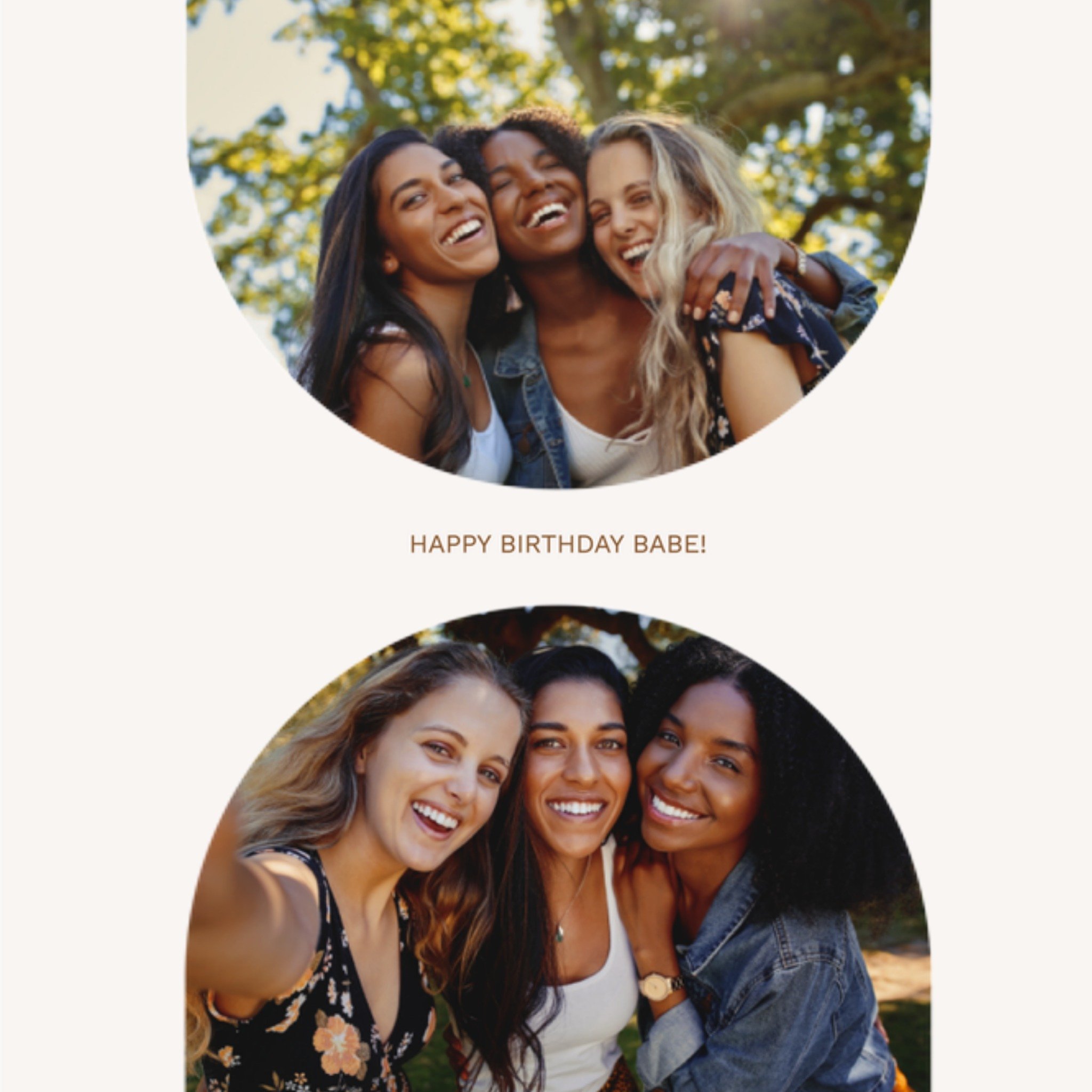 Greetz Verjaardagskaart Met foto Happy Birthday Babe Vierkant