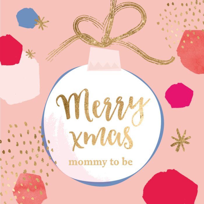 Greetz | Kerstkaart | mommy to be